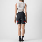 Pantaloncini donna Castelli Prima - Nero rosa - M