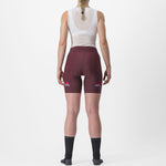 Castelli Prima woman shorts - Bordeaux