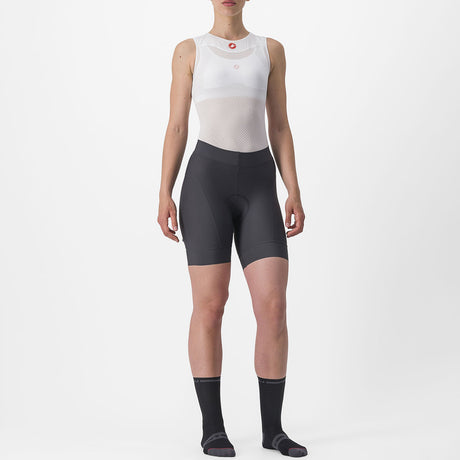 Pantaloncini donna Castelli Prima - Grigio arancio - N