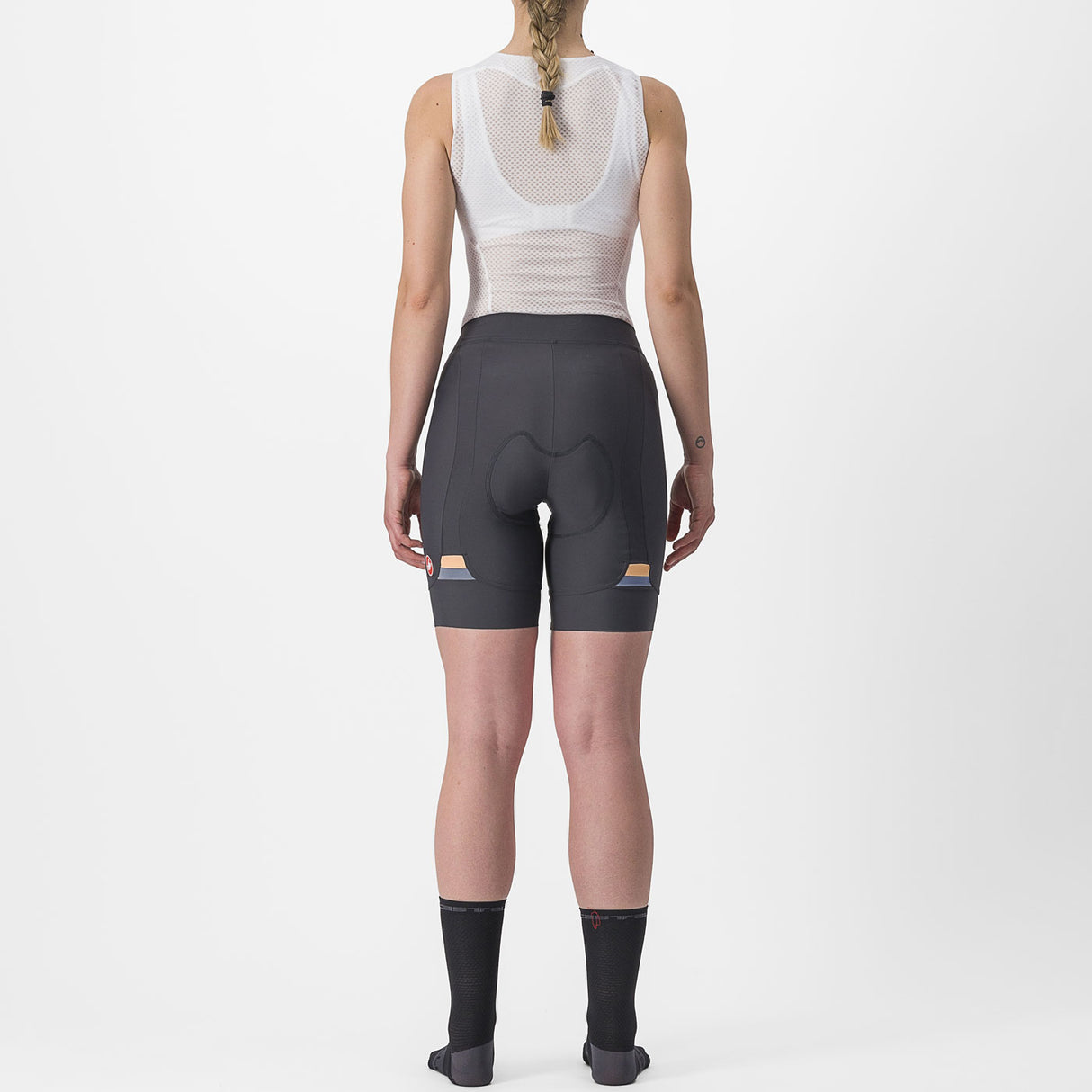 Pantaloncini donna Castelli Prima - Grigio arancio - O