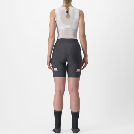 Pantaloncini donna Castelli Prima - Grigio arancio - O