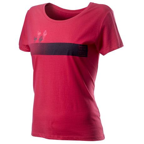 T-Shirt donna Castelli Logo - Rosa