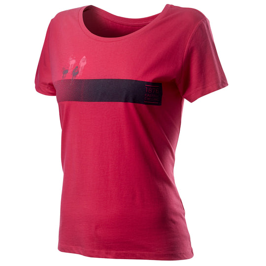 T-Shirt femme Castelli Logo - Rose