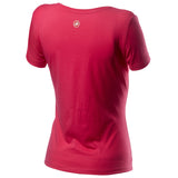 T-Shirt donna Castelli Logo - Rosa