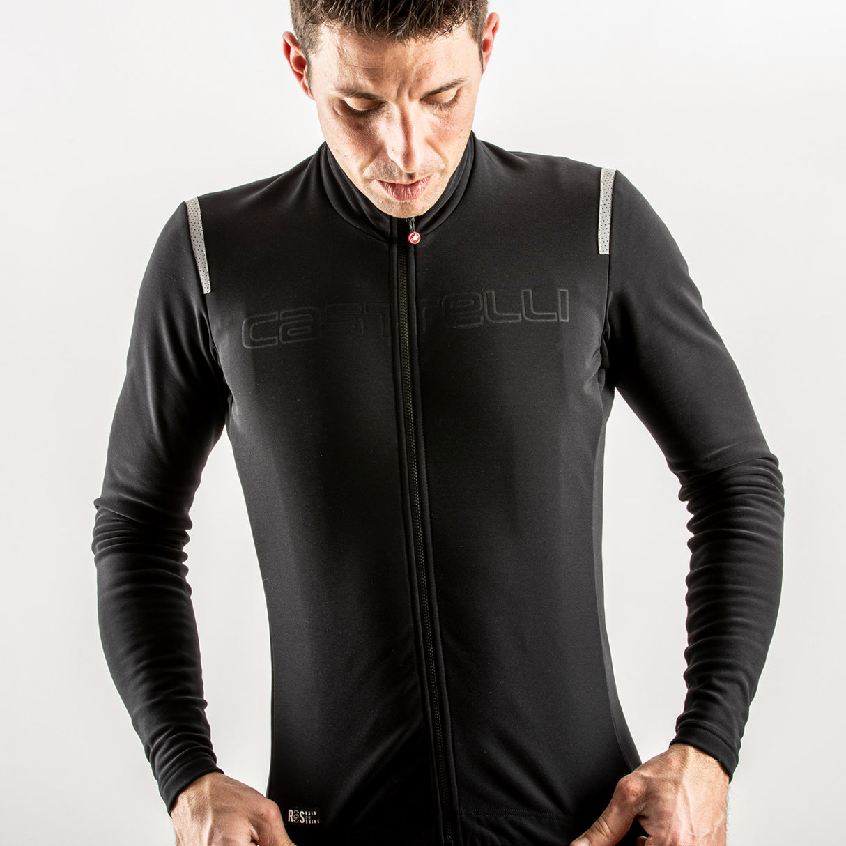 Maglia maniche lunghe Castelli Tutto Nano RoS - Nero