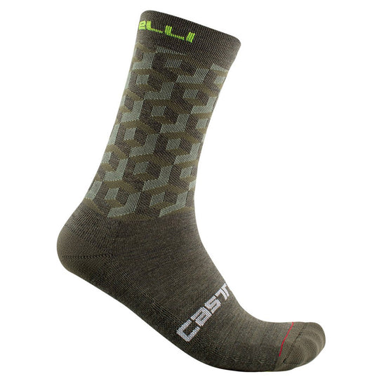 Castelli Cubi 18 socken - Grun