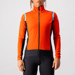 Castelli Alpha RoS 2 Light woman jacket - Orange
