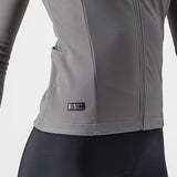 Maglia maniche lunghe donna Castelli Tutto Nano RoS - Grigio chiaro - I