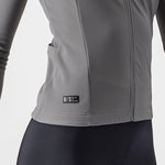 Maillot mangas largas mujer Castelli Tutto Nano RoS - Gris