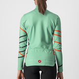 Maglia maniche lunghe donna Castelli Diagonal - Verde Acqua - M