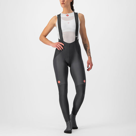 Castelli Sorpasso Ros women bib tight - Black