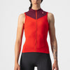 Castelli Solaris woman sleeveless jersey - Red