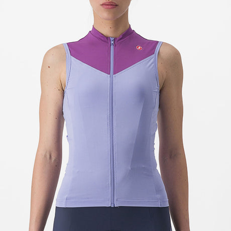 Maglia donna senza maniche Castelli Solaris - Viola - A