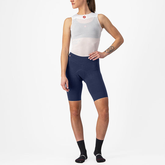 Short femme Castelli Premio - Bleu fonce