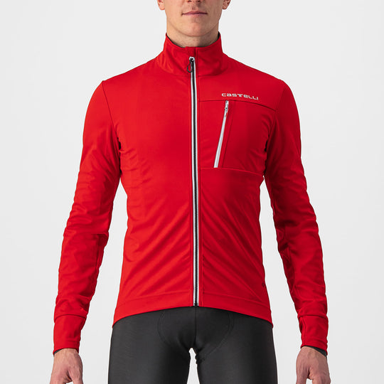Castelli Go jacket - Red grey