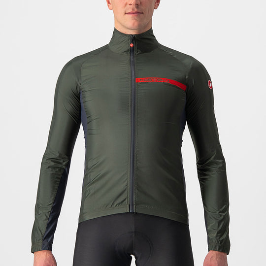 Castelli Squadra Stretch jacket - Dunkel grun