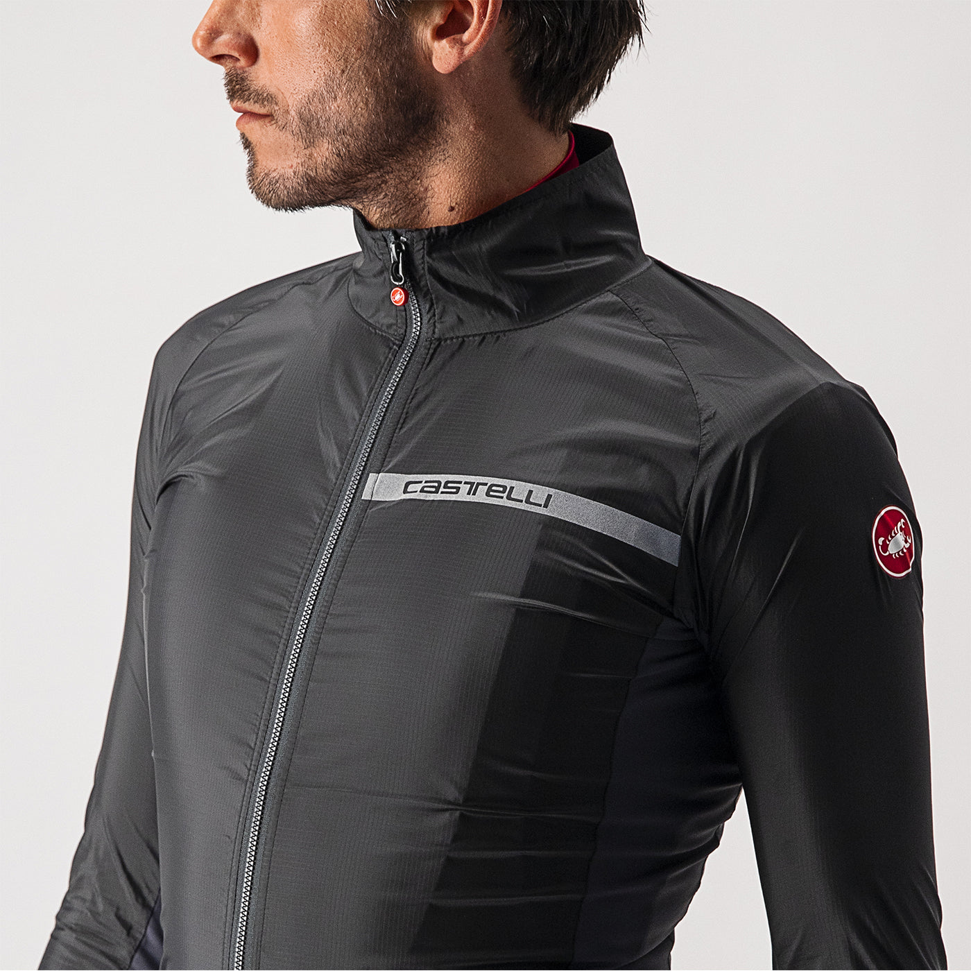 Castelli Squadra Stretch Rain Jacket - Black | All4cycling
