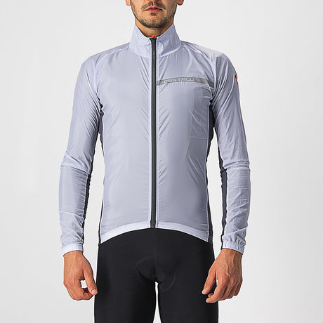 Mantellina Castelli Squadra Stretch - Grigio - O