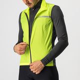 Gilet Castelli Squadra Stretch - Giallo Fluo - L