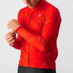 Maillot manches longues Castelli Pericolo - Rouge