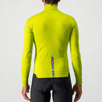 Castelli Pro Mid long sleeves jersey - Yellow fluo