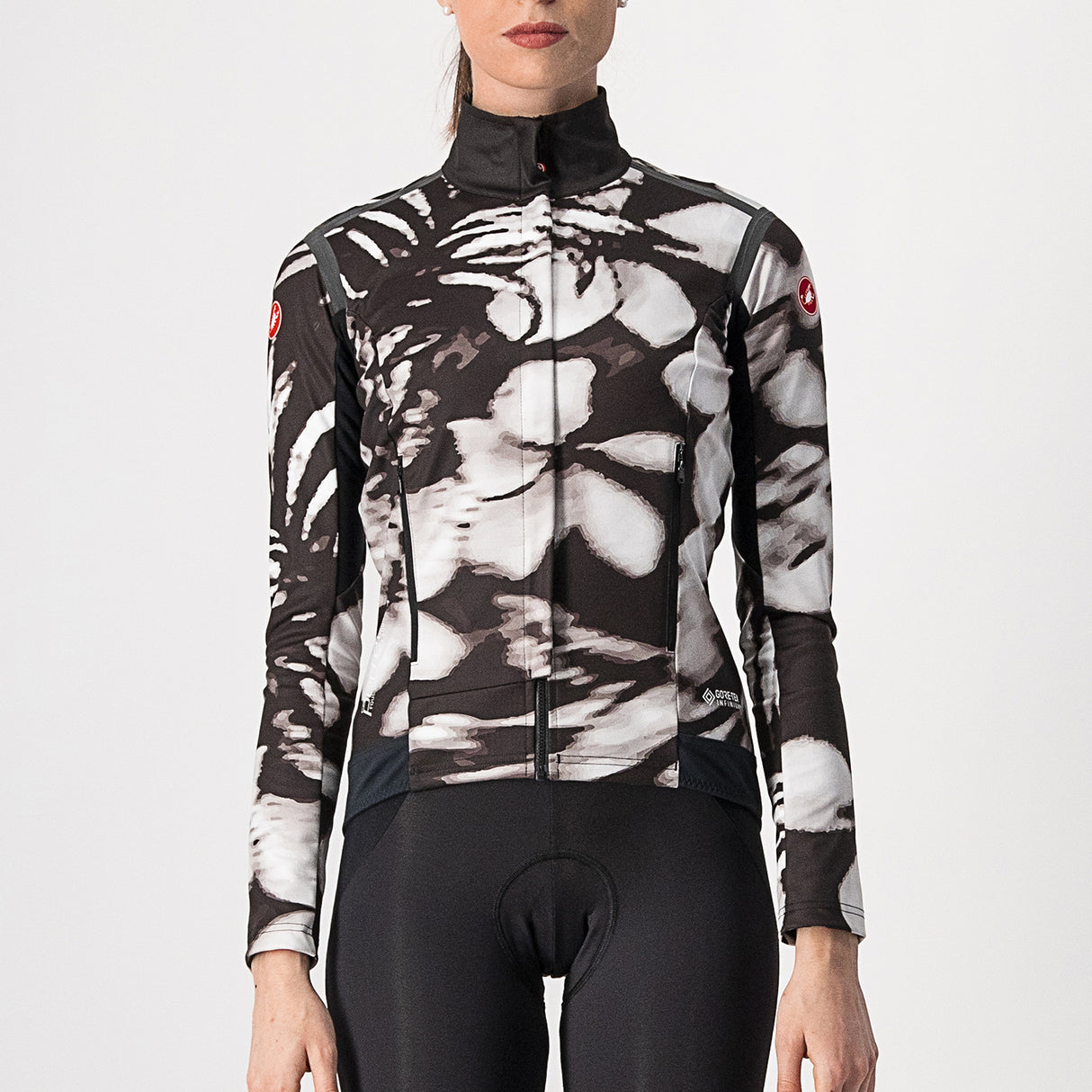Maglia maniche lunghe donna Castelli Perfetto RoS - Nero Bianco - A