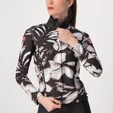 Maglia maniche lunghe donna Castelli Perfetto RoS - Nero Bianco - D