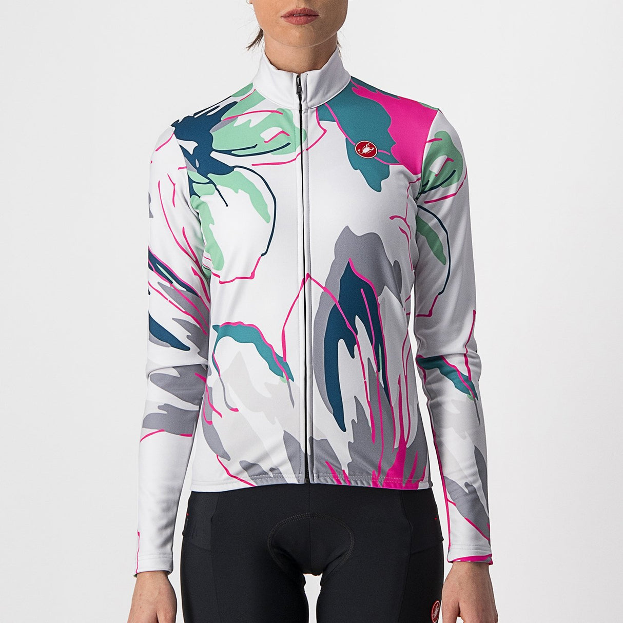 Maglia maniche lunghe donna Castelli Unlimited - Grigio - E
