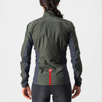 Castelli Squadra Stretch Woman jacket - Dark green