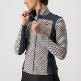 Maglia maniche lunghe donna Castelli Sfida 2 - Rosa Blu - O