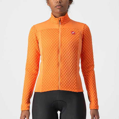 Maglia maniche lunghe donna Castelli Sfida 2 - Arancio - I