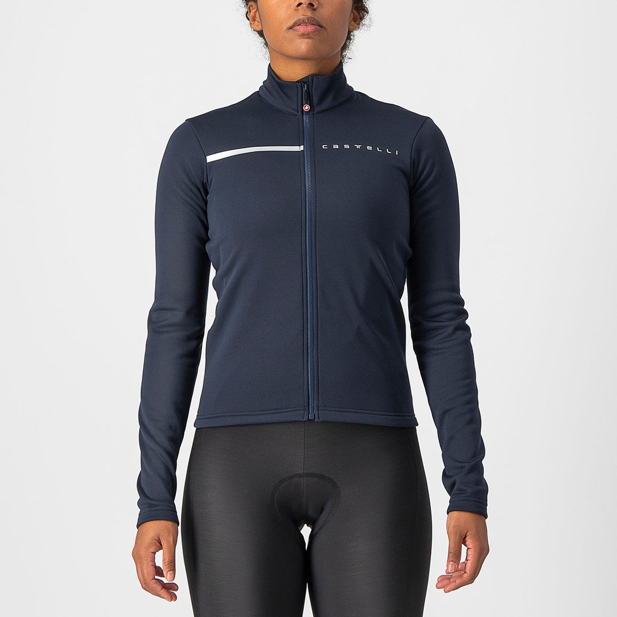 Maglia maniche lunghe donna Castelli Sinergia 2 - Blu grigio - D