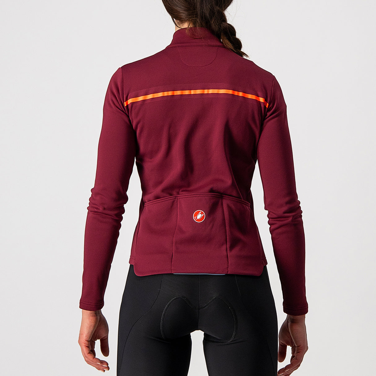 Maglia maniche lunghe donna Castelli Sinergia 2 - Bordeaux - B