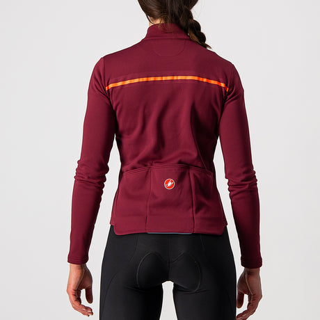Maglia maniche lunghe donna Castelli Sinergia 2 - Bordeaux - B