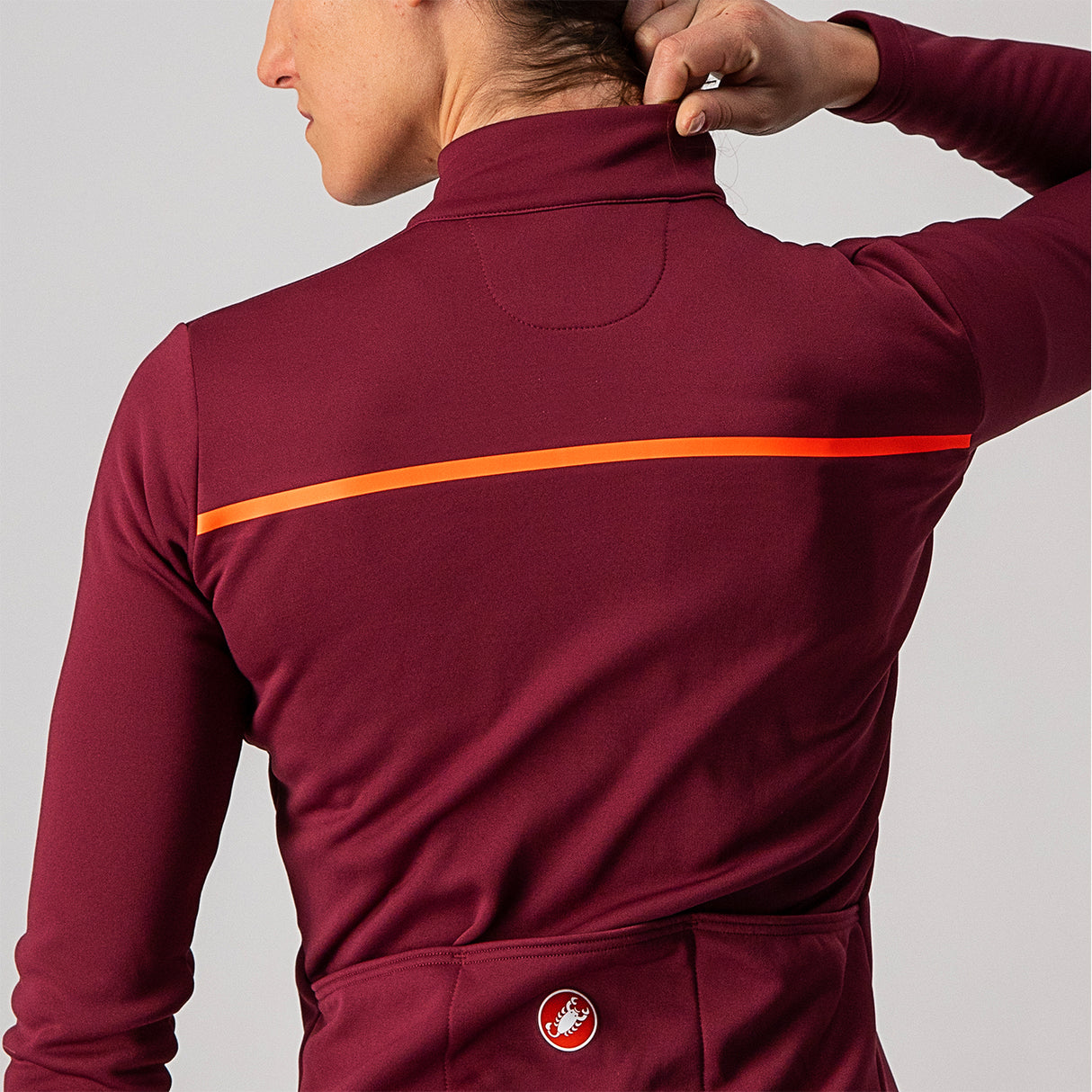 Maglia maniche lunghe donna Castelli Sinergia 2 - Bordeaux - E