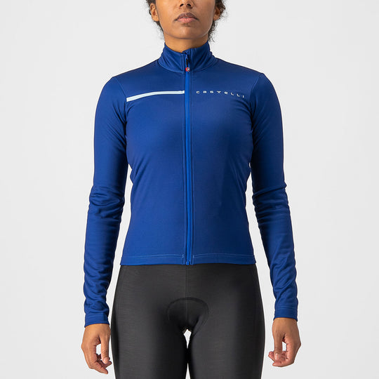 Maglia maniche lunghe donna Castelli Sinergia 2 - Blu azzurro