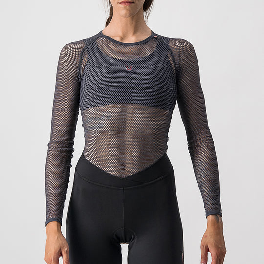 Maglia intima Donna maniche lunghe Castelli Miracolo - Grigio