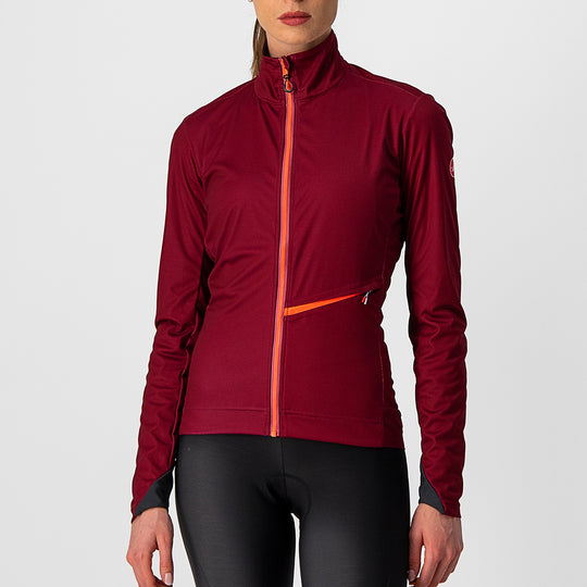 Castelli Go frau jacke - Bordeaux