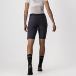 Pantalones cortos mujer Castelli Unlimited Baggy - Negro