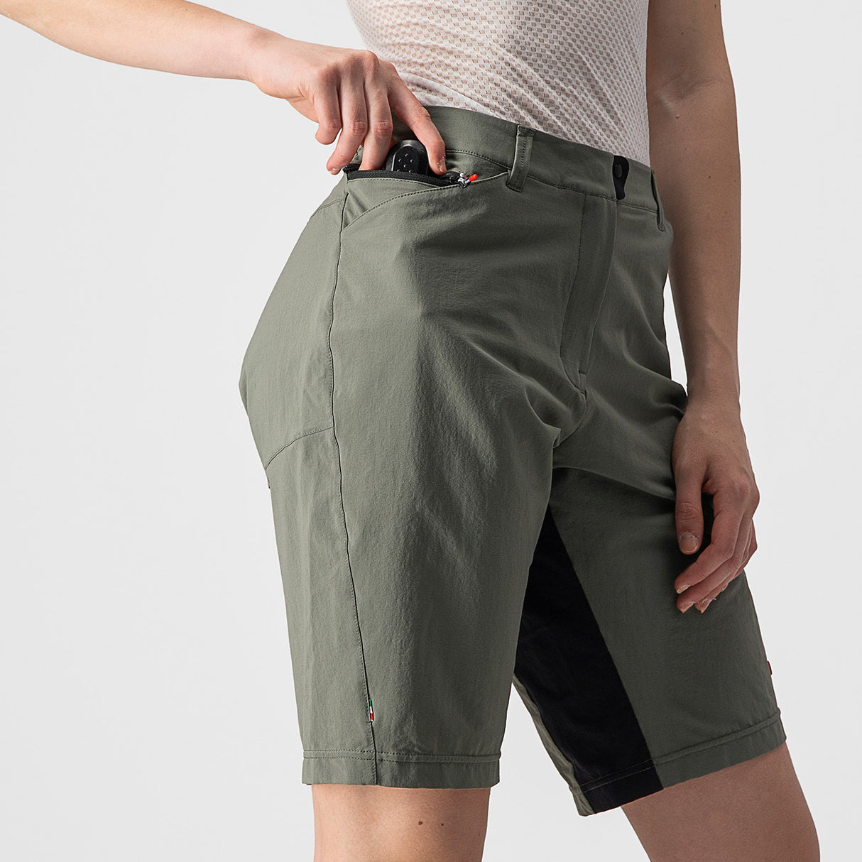 Pantaloncini Donna Castelli Unlimited Baggy - Grigio - C