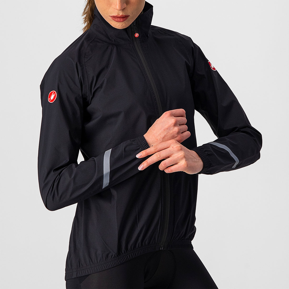 Mantellina donna Castelli Emergency 2 Rain - Nero - B