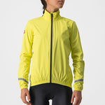 Castelli Emergency 2 Rain woman jacket - Yellow