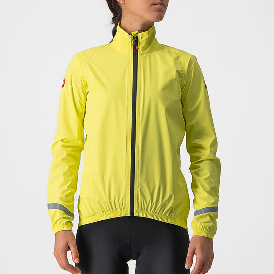Jacket femme Castelli Emergency 2 Rain - Jaunes