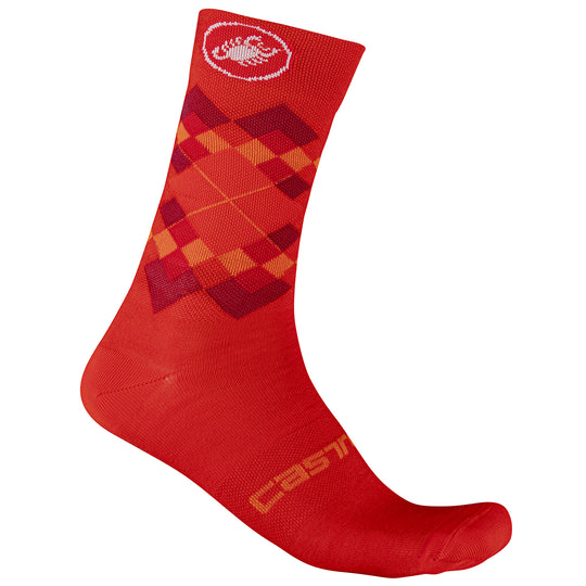 Castelli Rombo 18 socken - Rot