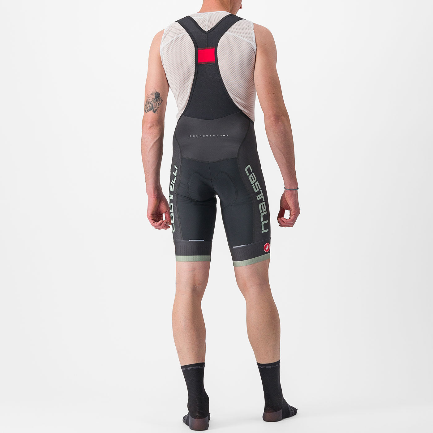 Castelli Competizione Kit bib shorts Black green All4cycling