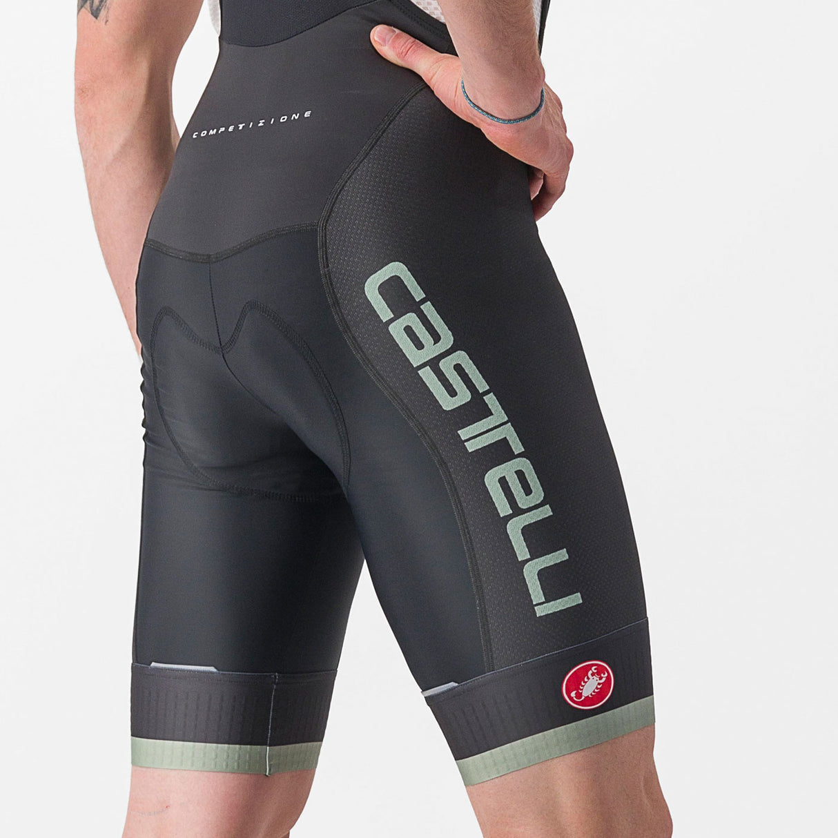Salopette Castelli Competizione Kit - Nero verde - D