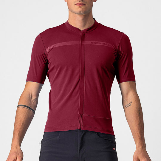 Maillot Castelli Unlimited Allroad - Bordeaux