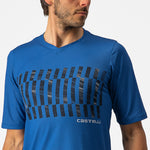 Castelli Trail Tech Tee trikot - Blau