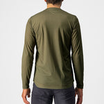 Castelli Trail Tech Tee long sleeves jersey - Dark green