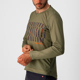 Maglia maniche lunghe Castelli Trail Tech Tee - Verde scuro - P